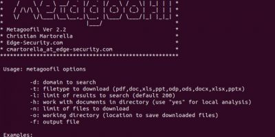 Passive Reconnaissance mit Metagoofil
